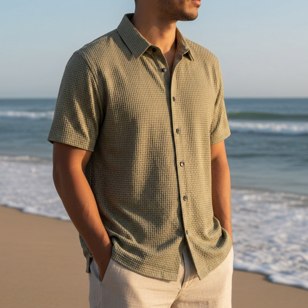 William | Poros Textured Polo
