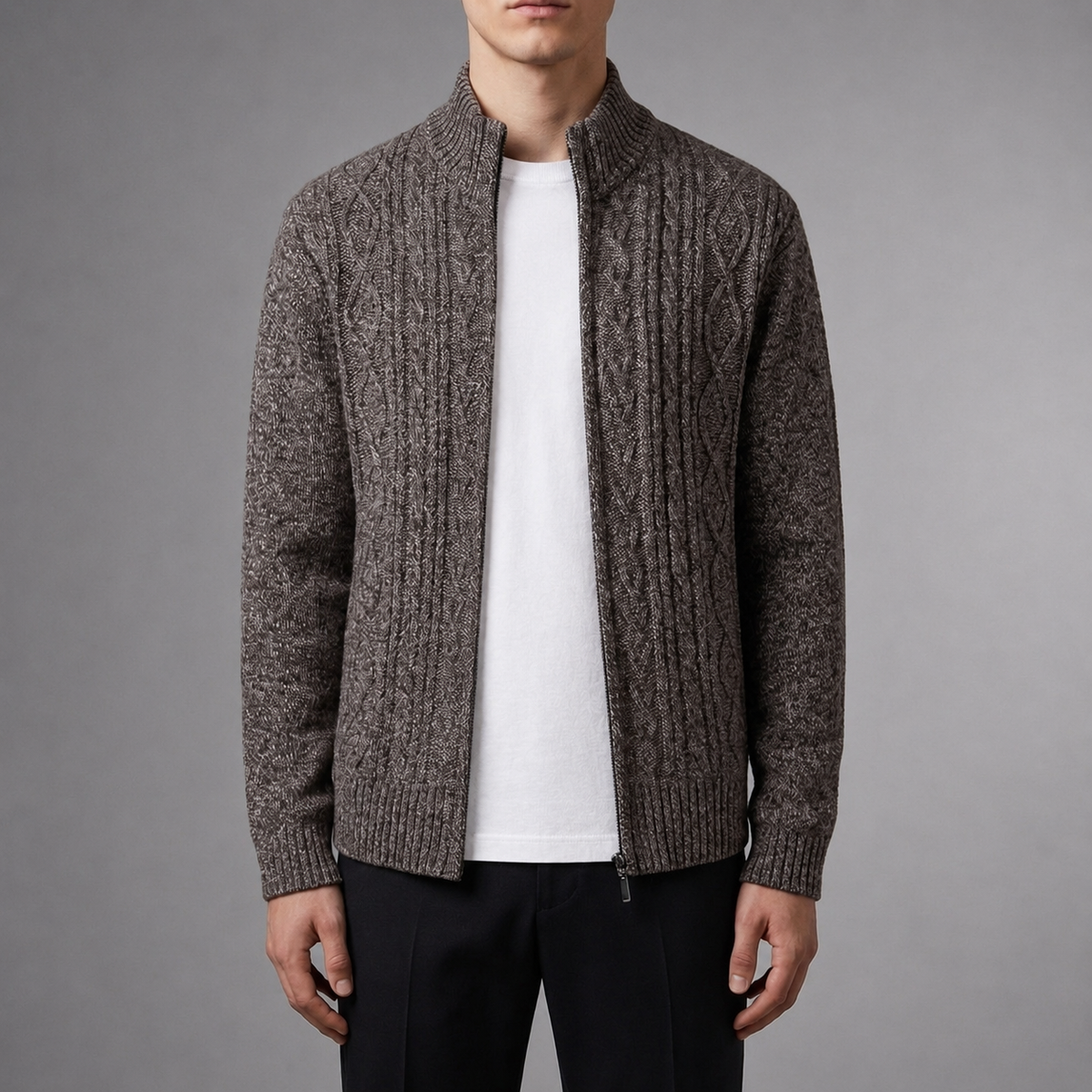 William | Porto Vecchio Cable Knit Cardigan