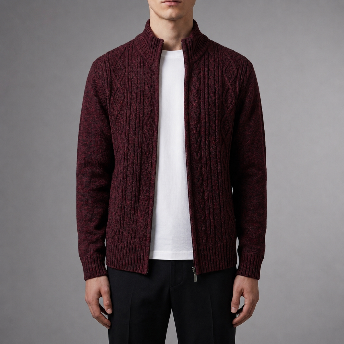 William | Porto Vecchio Cable Knit Cardigan