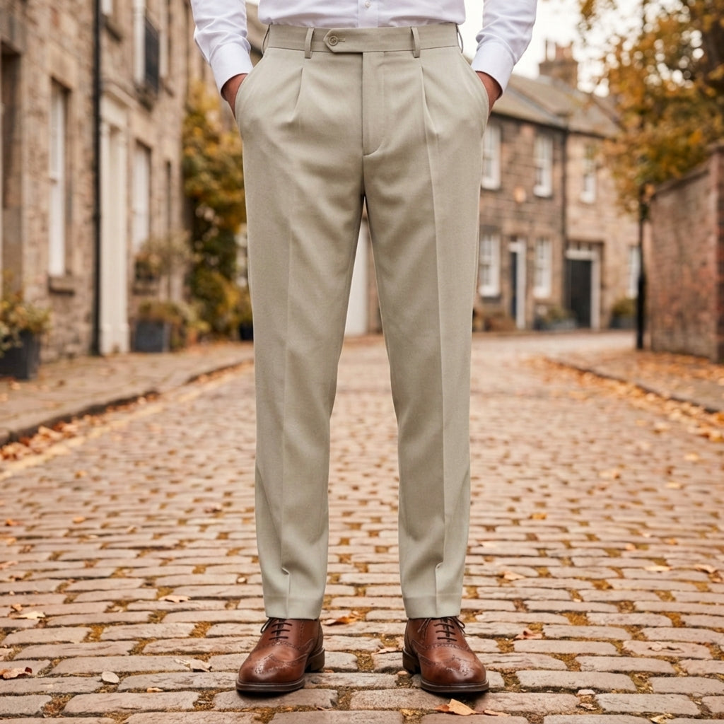 William | Valletta Single Pleated Trousers