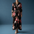 Black, Red & Pink Floral