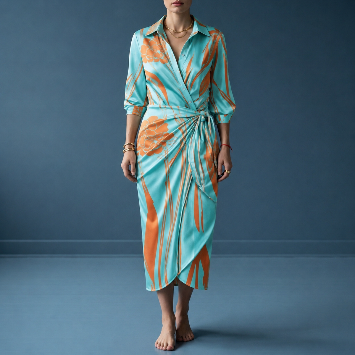 Willow | Elounda Sofia Wrap Maxi Dress
