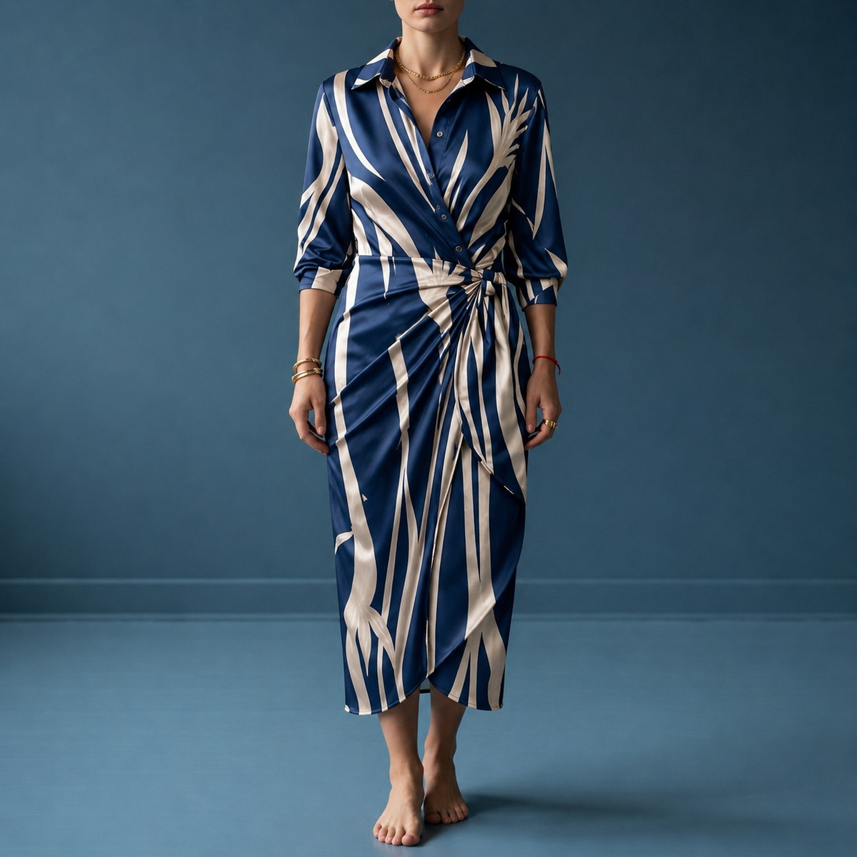 Willow | Elounda Sofia Wrap Maxi Dress