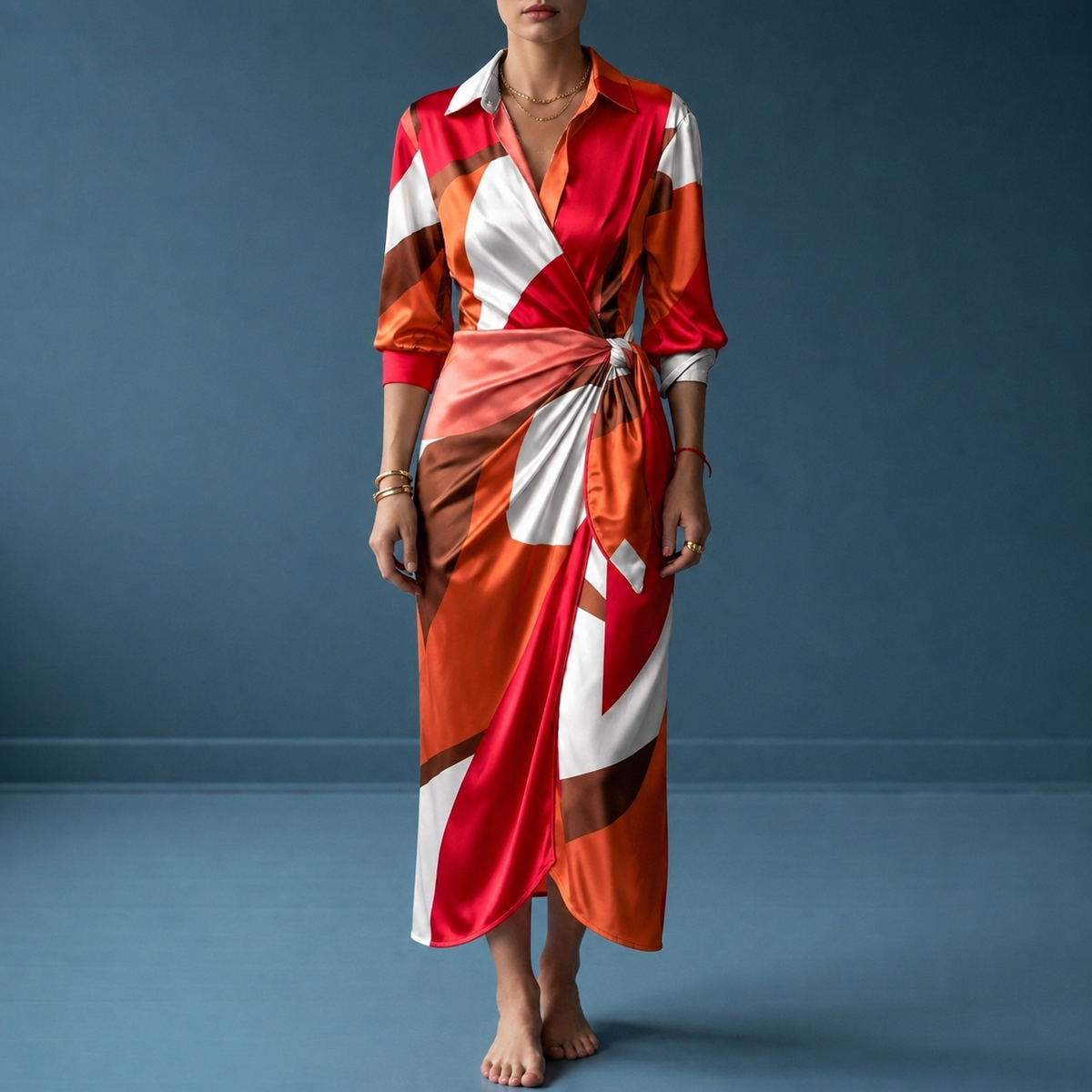 Willow | Elounda Sofia Wrap Maxi Dress