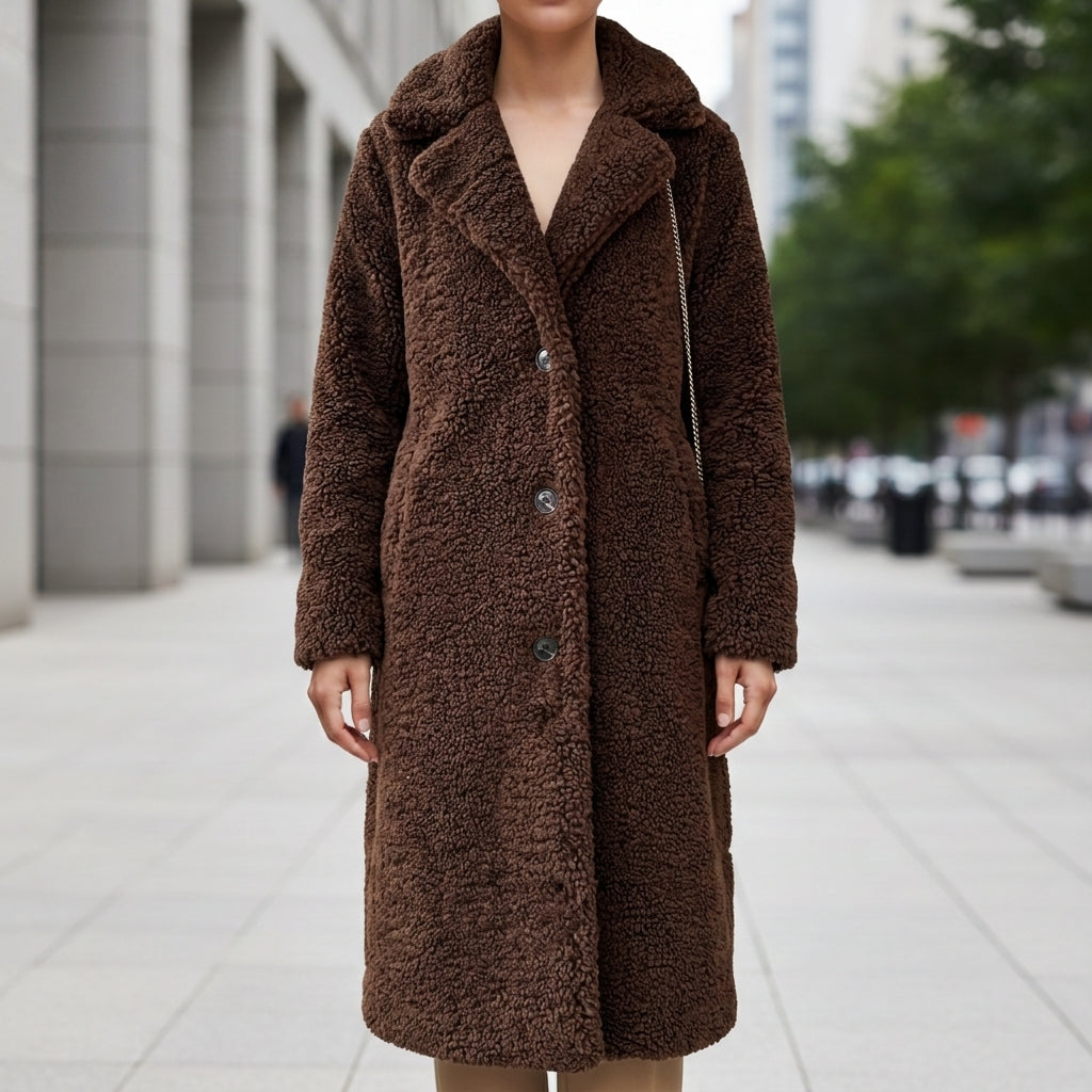 Willow | Geneva Oversized Teddy Long Coat