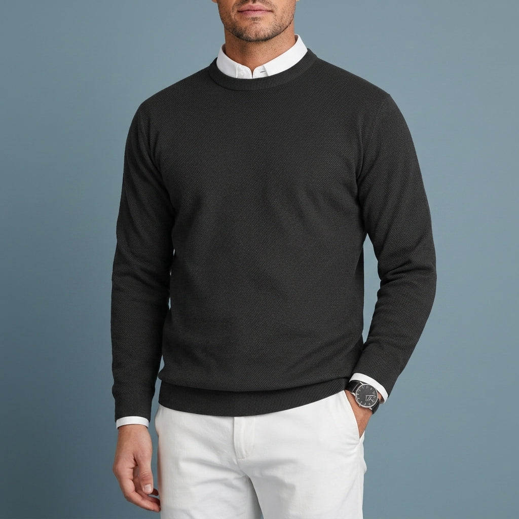 Wyatt | Assisi Classic Crew Neck Sweater