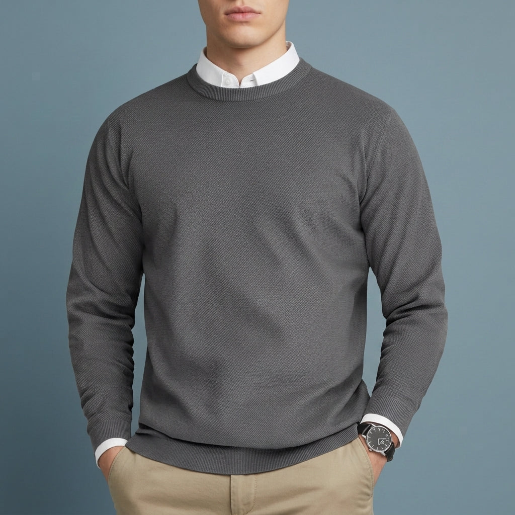 Wyatt | Assisi Classic Crew Neck Sweater
