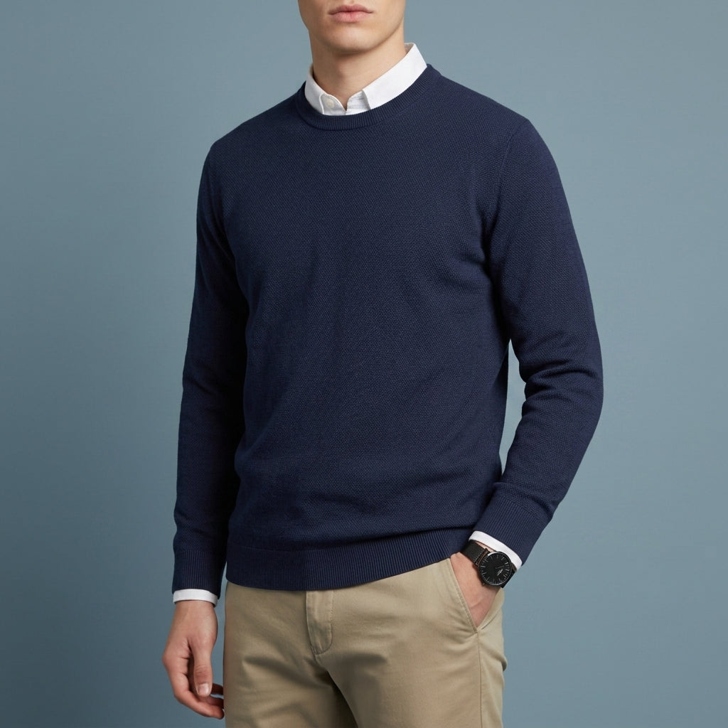 Wyatt | Assisi Classic Crew Neck Sweater