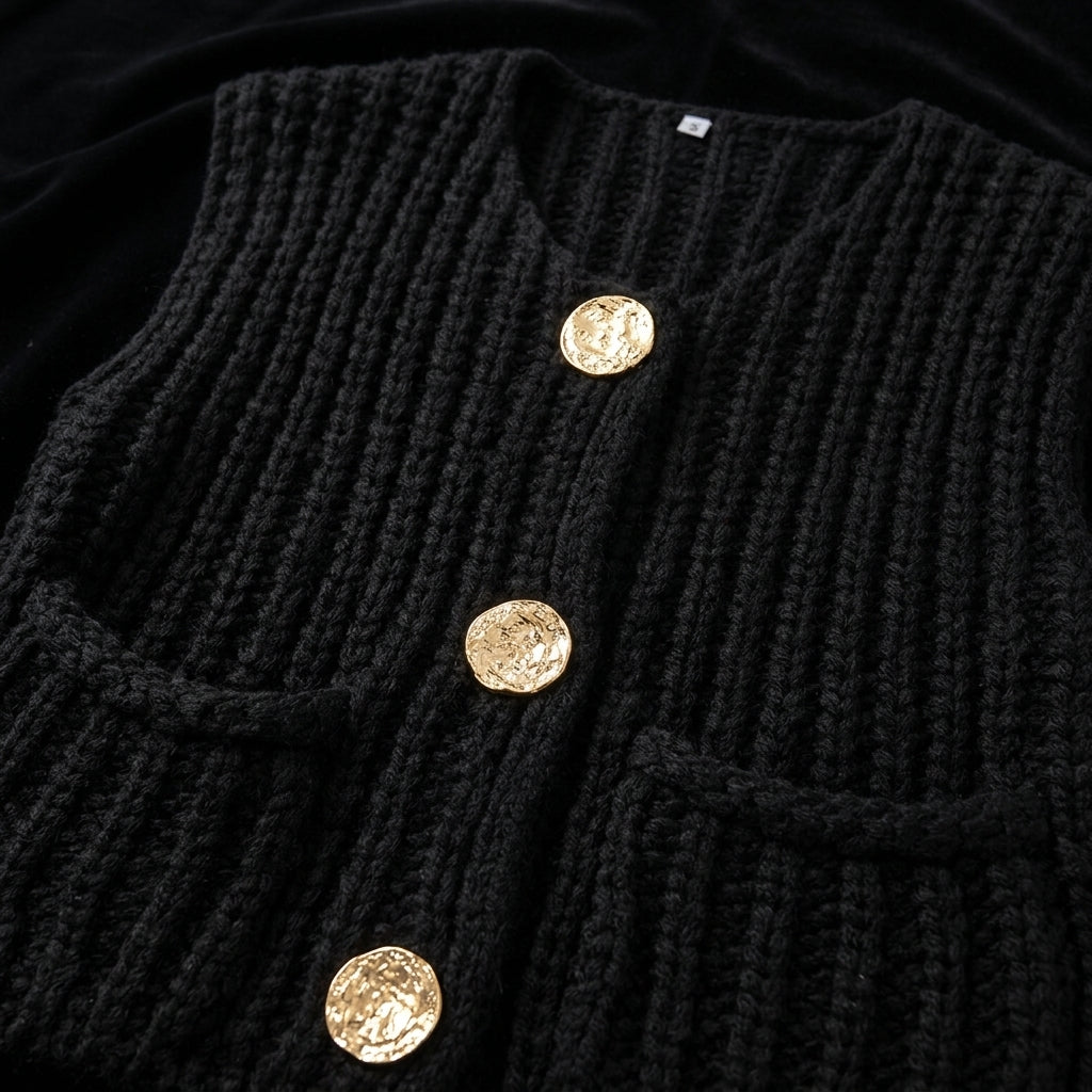 Zoe | Elira Cable Knit Sweater Vest