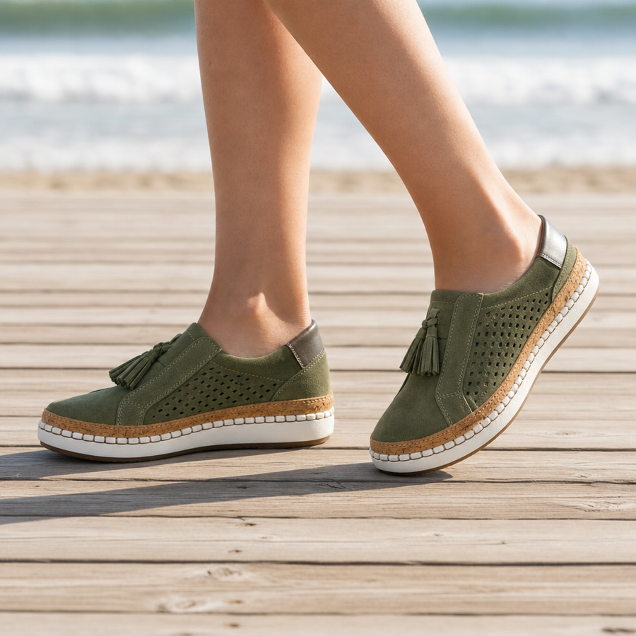 Zoe | Pisa Orthopedic Tassel Loafers