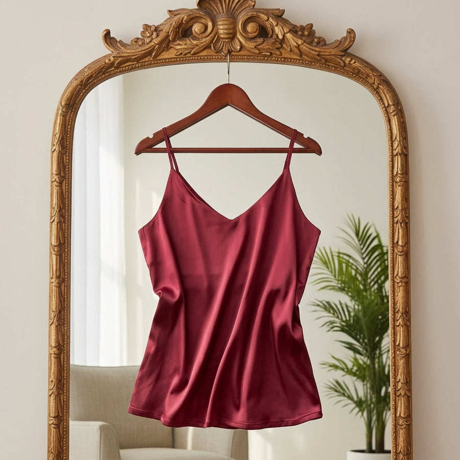 Zoey | Qiravelle Silk Cami Top