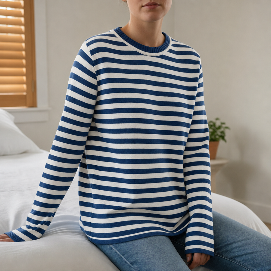 Zoey | Tinos Striped Knit Top